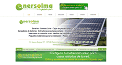 Desktop Screenshot of enersolma.com