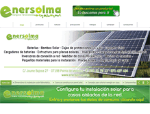 Tablet Screenshot of enersolma.com